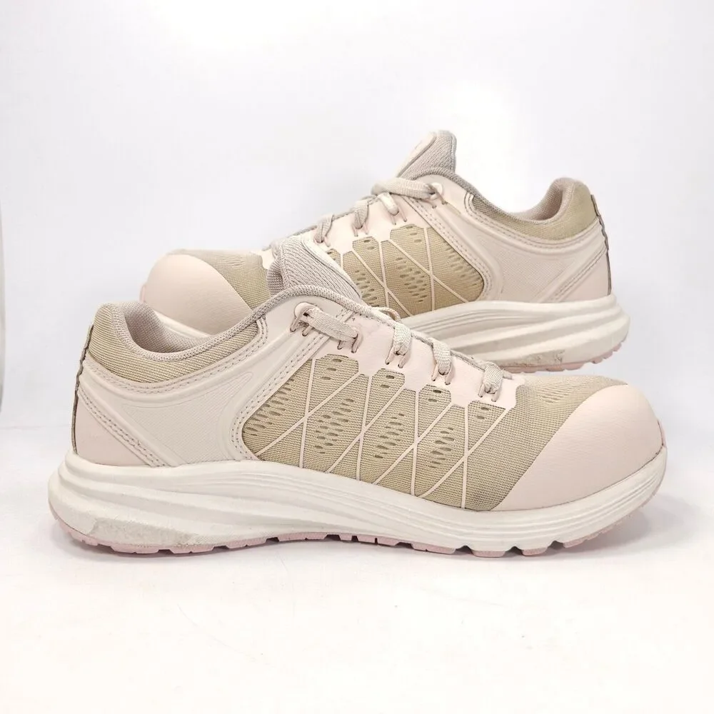 Keen Utility Outdoor Lace Up Steel Toe Shoe Womens Size 9.5 F2413-18 White Safet
